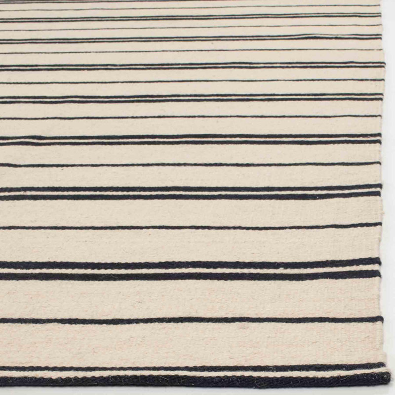 Ralph Lauren Sagaponeck Stripe Wool Striped Rug, Rectangle 6' x 9'