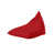 100 % polyester rouge