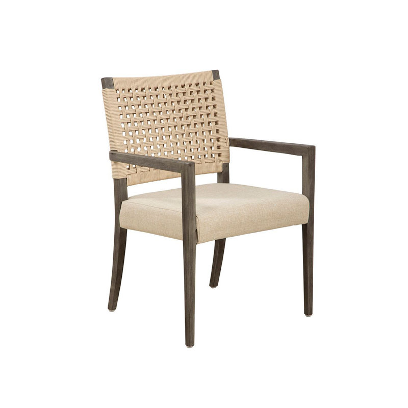 Fauteuil rembourré Delanson, beige