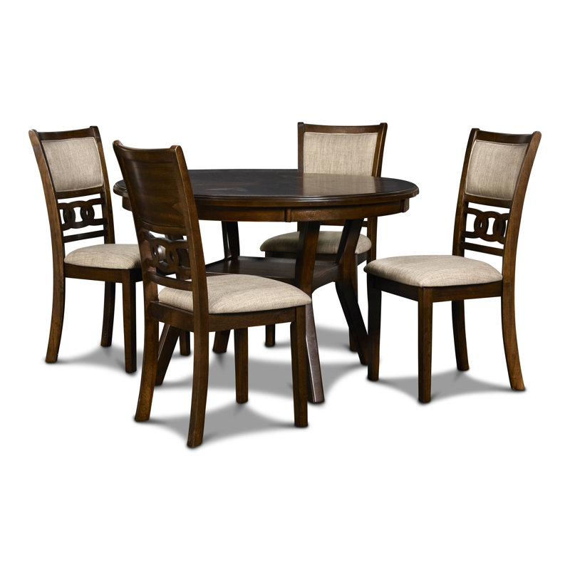 Ensemble de salle à manger Ziemer Jackins, Brun cerisier, H 30 po x L 47,25 po x l 47,25 po