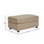 Repose-pieds en cuir Latitude Run® Caro-220434039