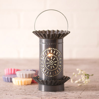 Kruse Unscented Flameless Jar Candle with Metal Holder