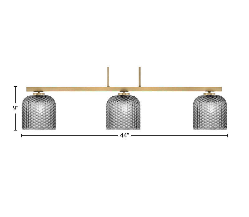 Luminaire suspendu 3 lumières Antwuan