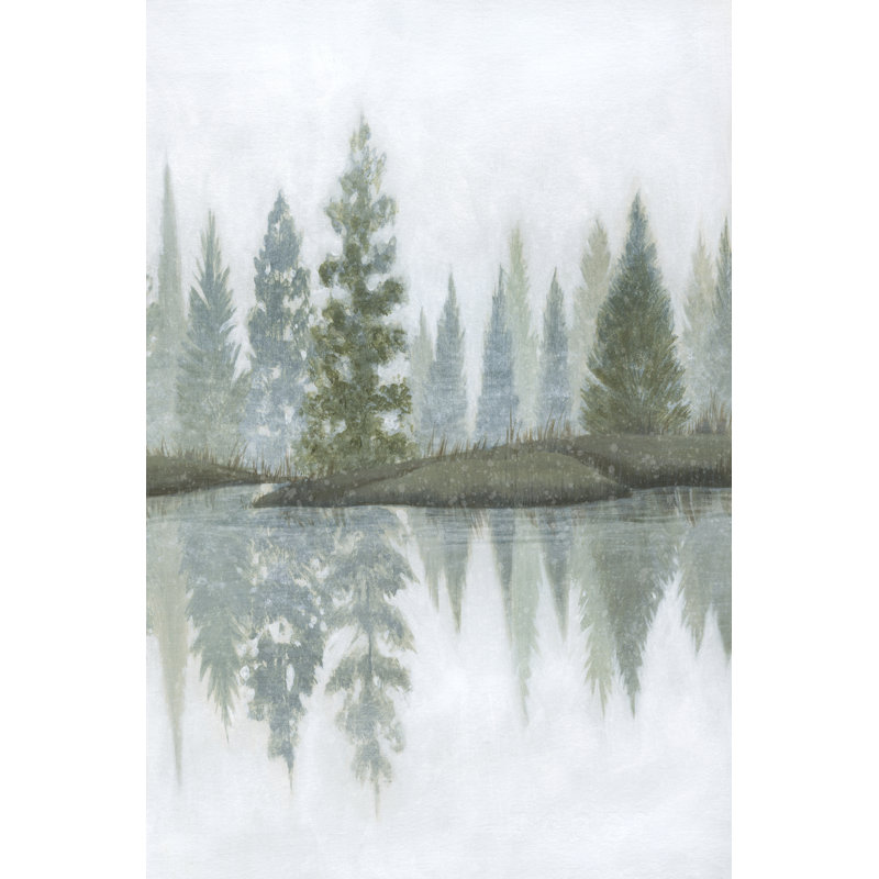 «Hazy Winter Reflections II» par Grace Popp, H 18 po x l 12 po