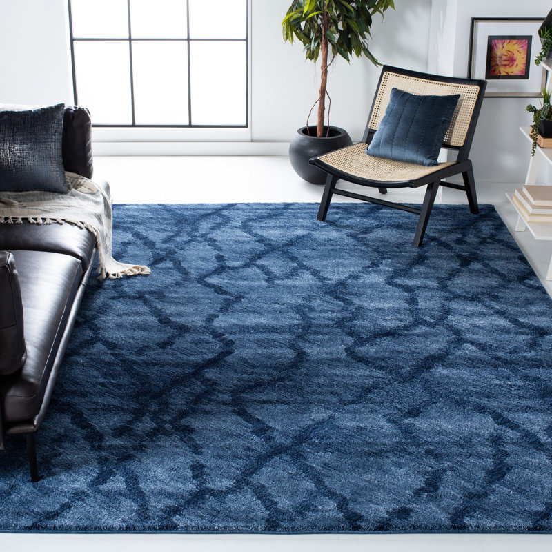 Socorro Retro Performance Abstract Rug, Rectangle 9' x 12'