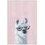 « studious llama », reproduction de peinture à l’acrylique sur toile encadrée-32660113