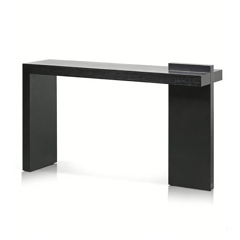 Console Retro Minimalist Art, H 33,46 po x l 55,12 po x P 15,75 po, Noir