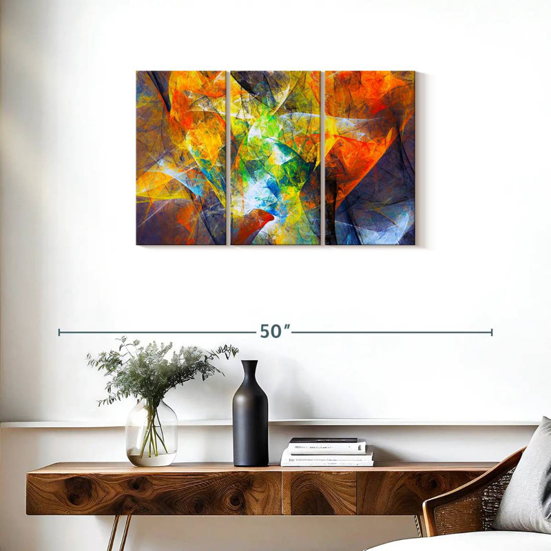 Abstrait mouvement excentrique Avery, H 20 po x l 33 po
