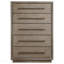 Commode de chambre 5 tiroirs Taupe