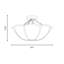 2 - Light Semi Flush Mount-328559173