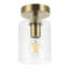 Glass Semi Flush Mount