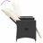  Reclining Garden Sofa Black, Cream White
