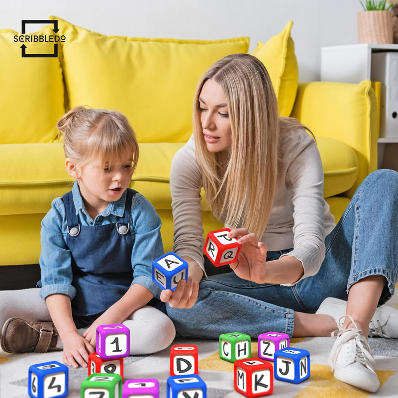 Dry Erase Dice Set Of 8-2x2 Inches Multipurpose Colorful Write On Wipe Off Dry Erase Blocks Blank Dice To Draw Letters Numbers And Much More Educational Classroom Supplies For Kids