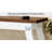 Vintage French Console Table, Extra Long Sofa Table With 2 Shelves