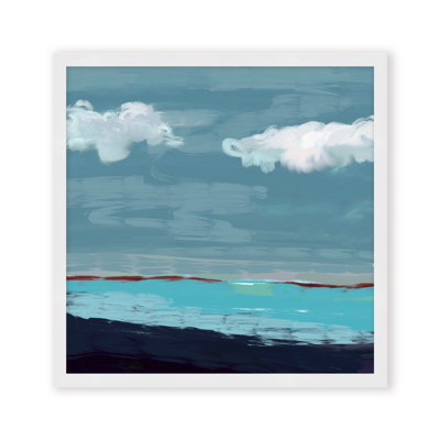 Coastal Retreat Radiant Horizons: Abstract Seascape