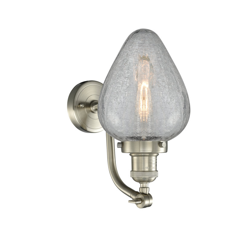 Shauna Armed Sconce, Brushed Satin Nickel, Yes
