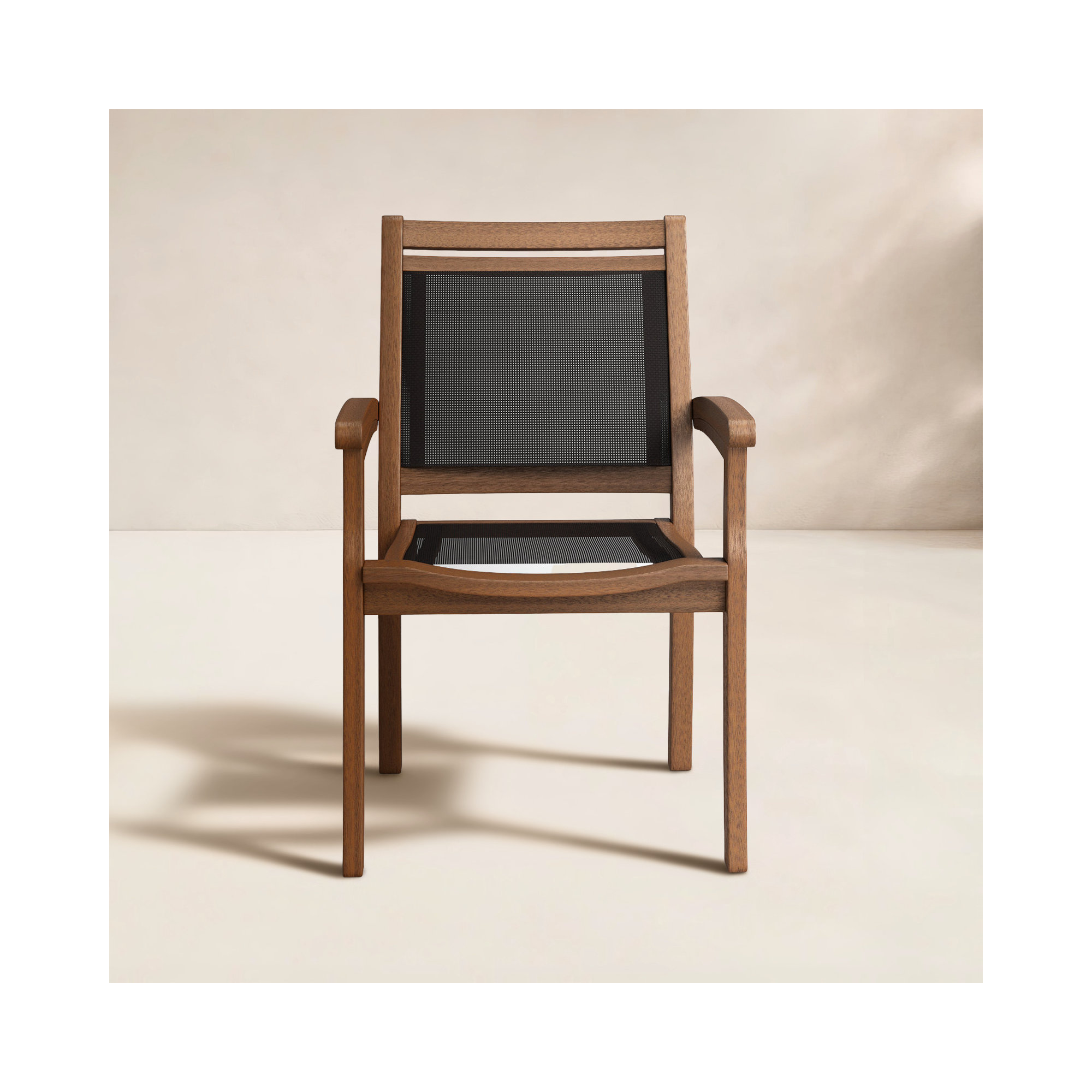 Fleur Patio Chair, Brown/Dark Brown