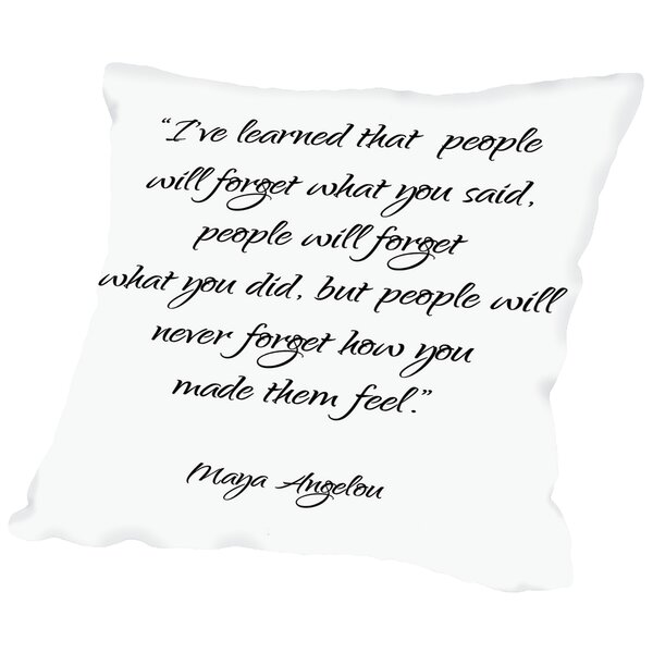 Americanflat Maya Angelou Throw Pillow | Wayfair