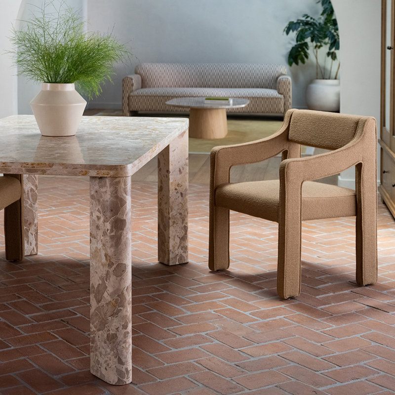 Elise Dining Chair Cedar Green, Brown