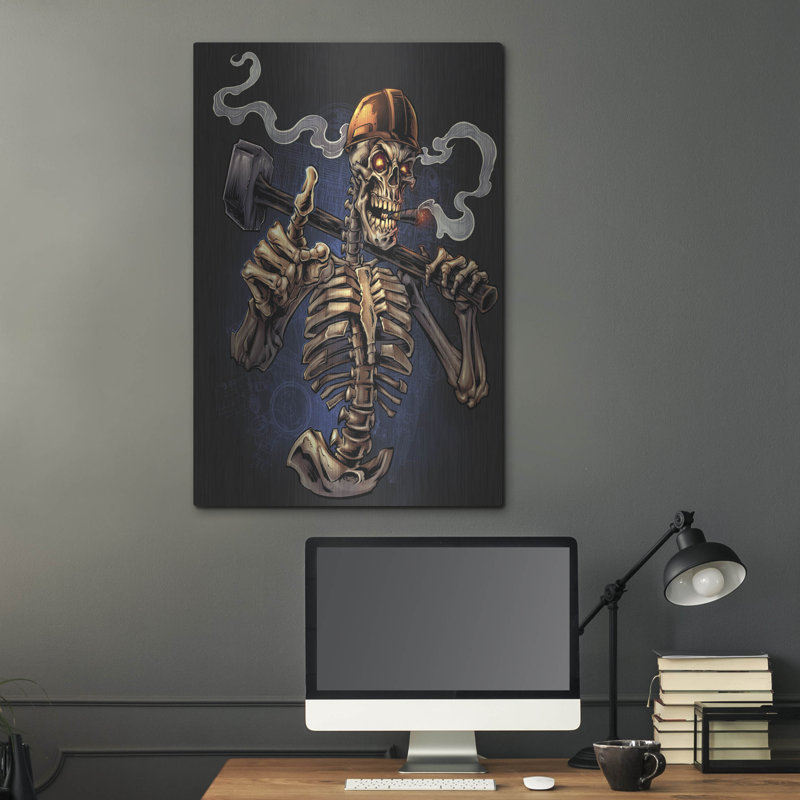 «Sledgehammer Skeleton Licensing» par Flyland Designs, H 36 po x l 24 po