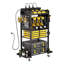 4-tier Tool Organizer Cart with Charging Station Garage Cart on Wheels