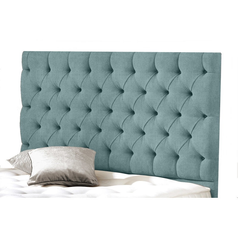 Ryan Upholstered Linen Panel Headboard, Single (3'), Mustard