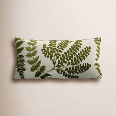 Cassidy 32" x 15" Embroidered Pillow Cover & Insert
