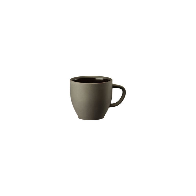 Junto Handmade Stoneware Teacup, Slate Gray