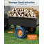 Chariot à benne basculante de 750 lb, remorque utilitaire de 15 pi cu avec pneus à dégagement double et pneumatique pour tracteur, VTT, tondeuse, orange-129037224
