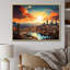 City Phoenix Popart III, reproduction d'art sur toile-970222959-970222969