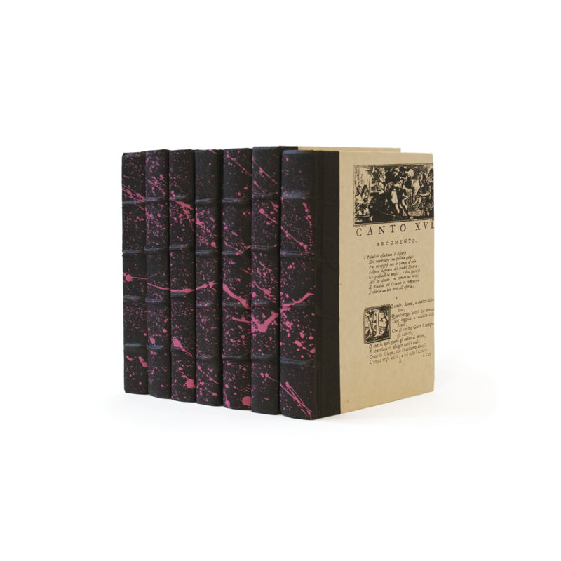 Ensemble de livres décoratifs 7 pièces roar punk rock