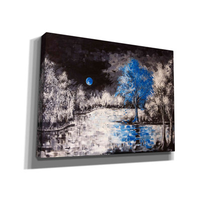 'Blue Moon' Canvas Wall Art