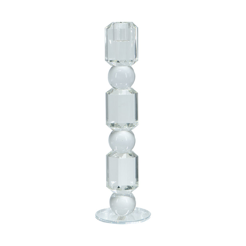 Porte-bougie effilé D3X11.5, H 11,6 po x l 3,1 po x P 3,1 po