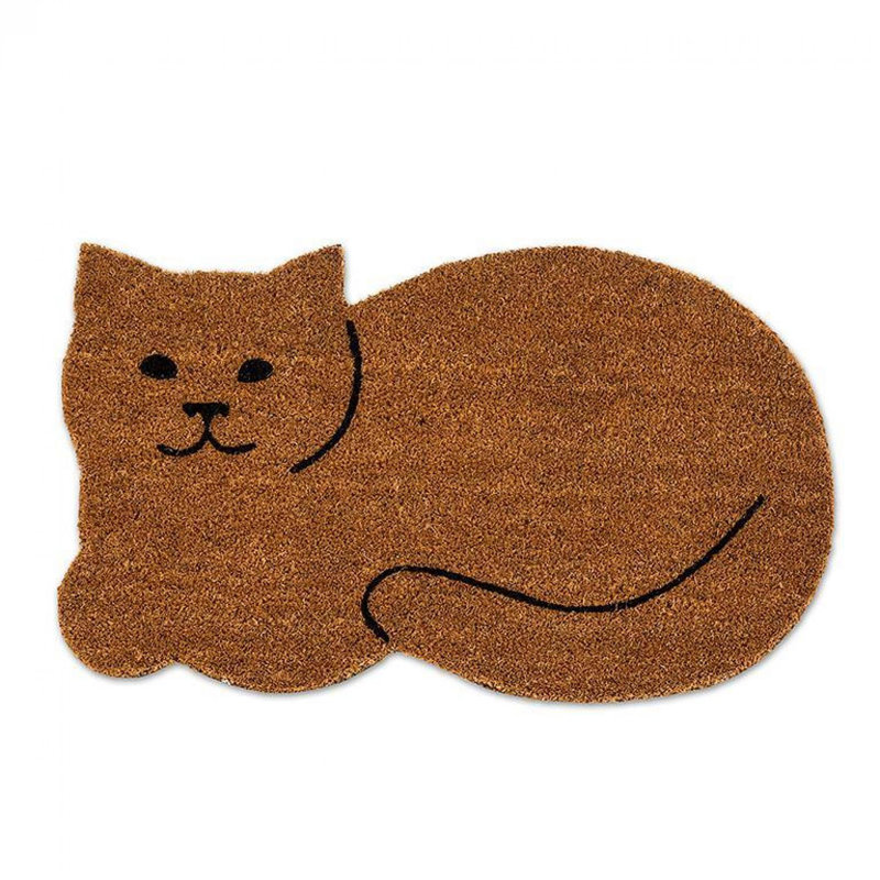 Paillasson en forme de chat