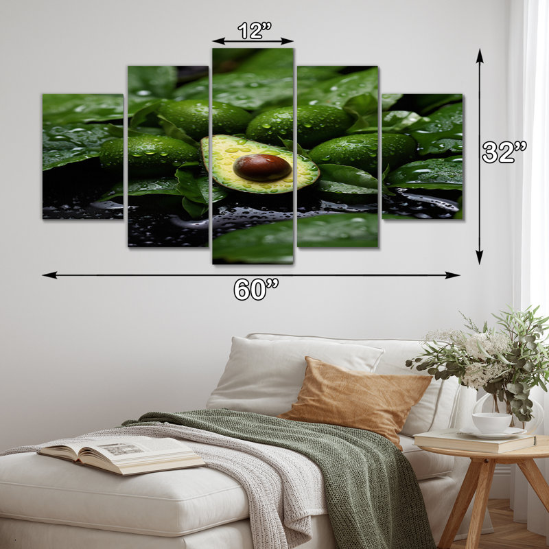 Breneman - Fruits Wall Decor - 5 Panels