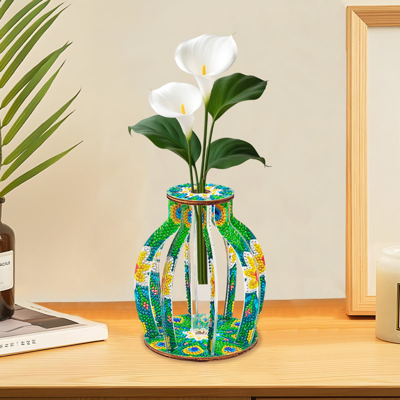 DIY Diamond Painting Vase Kit
