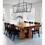 6-light Black Farmhouse Linear Lantern Chandelier