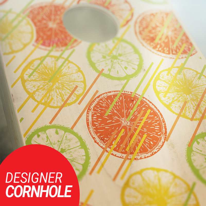 Ensemble de jeu de cornhole 2 pi x 4 pi avec étui et lumières