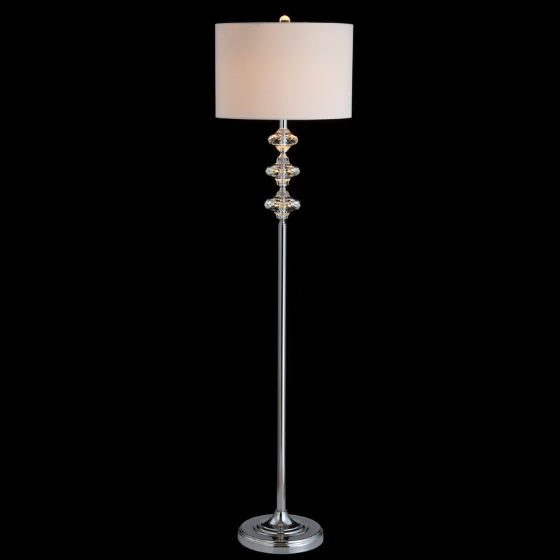 Chavers 60'' Chrome Traditional Floor Lamp