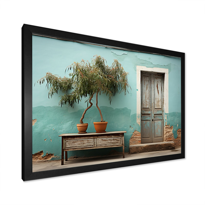 Cuba Tranquily Retreat II, H 30 po x l 40 po x P 1,5 po, Cadre simple noir