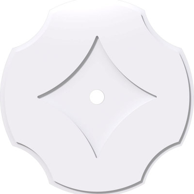 Médaillon de plafond contemporain en PVC Percival