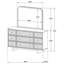 Commode 9 tiroirs Kimpton