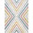 Magallanes Contemporary Chevron Power Loom Beige/Pink/Blue/Gray Rug-1401015173