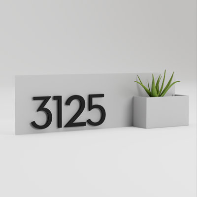 Vista View Wall Address Plaque