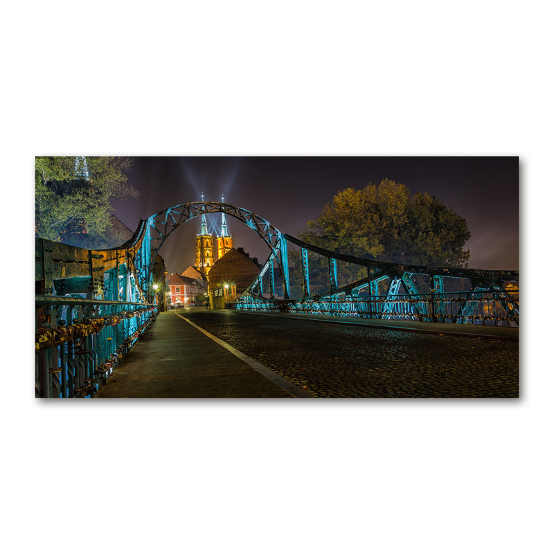 Bridge Of Lovers - Wrapped Canvas Print