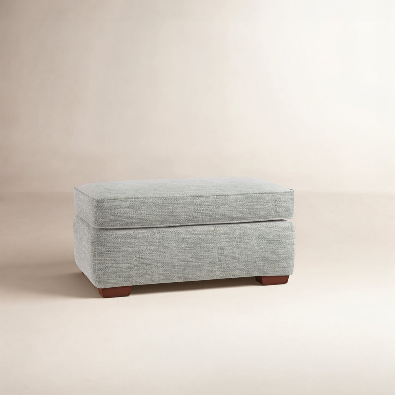Keaton 31" Rectangle Standard Ottoman, Townhouse 41 Gray
