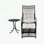 Ensemble de patio d'extérieur 3 pièces en osier avec méridienne et coussins, repose-pieds-1329514071