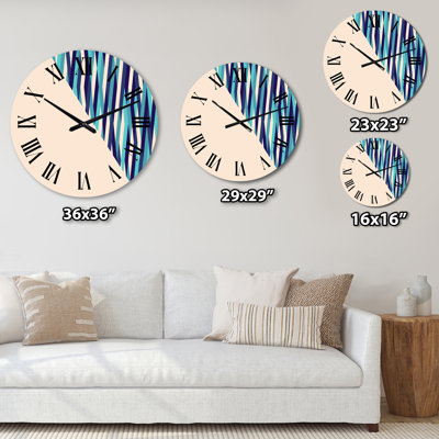 Horloge murale surdimensionnée