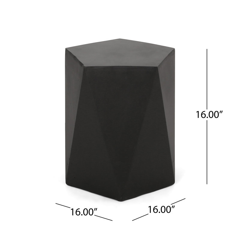 APOLLO SIDE TABLE, Black