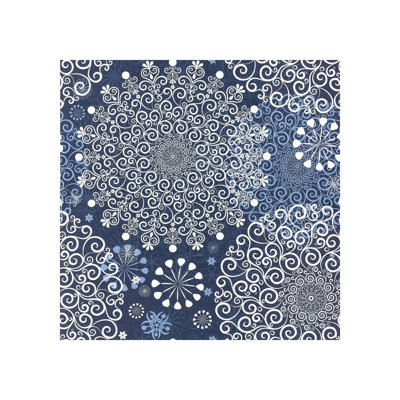 44.5 CM x 7 M Peel and Stick Wallpaper Blue and White Mandala Self Adhesive Wallpaper Roll